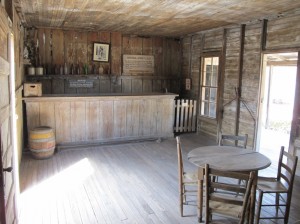 Interior of the saloon